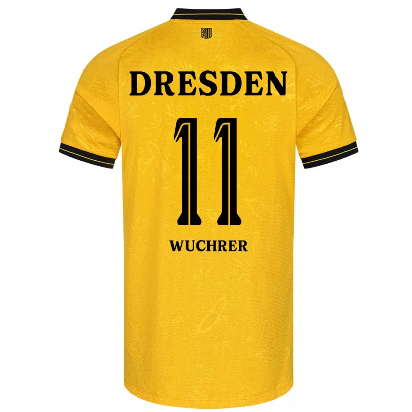 Danxen Mulher Camisola Rick Wuchrer #11 Amarelo Preto Principal 2025/26 Camisa Brasil