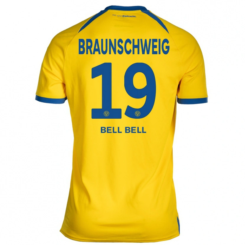 Danxen Mulher Camisola Leon Bell Bell #19 Amarelo Azul Principal 2025/26 Camisa Brasil