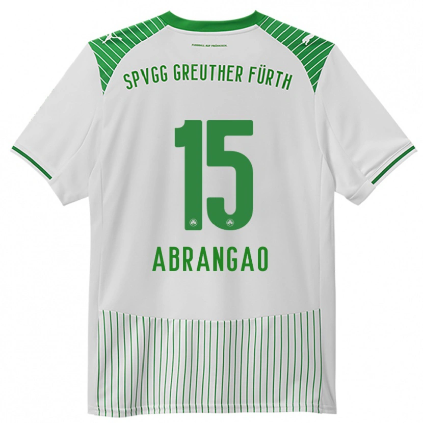 Danxen Mulher Camisola David Abrangao #15 Branco Verde Principal 2025/26 Camisa Brasil