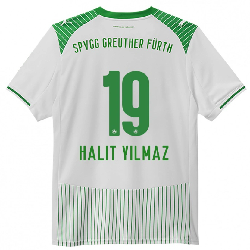 Danxen Mulher Camisola Halit Yılmaz #19 Branco Verde Principal 2025/26 Camisa Brasil