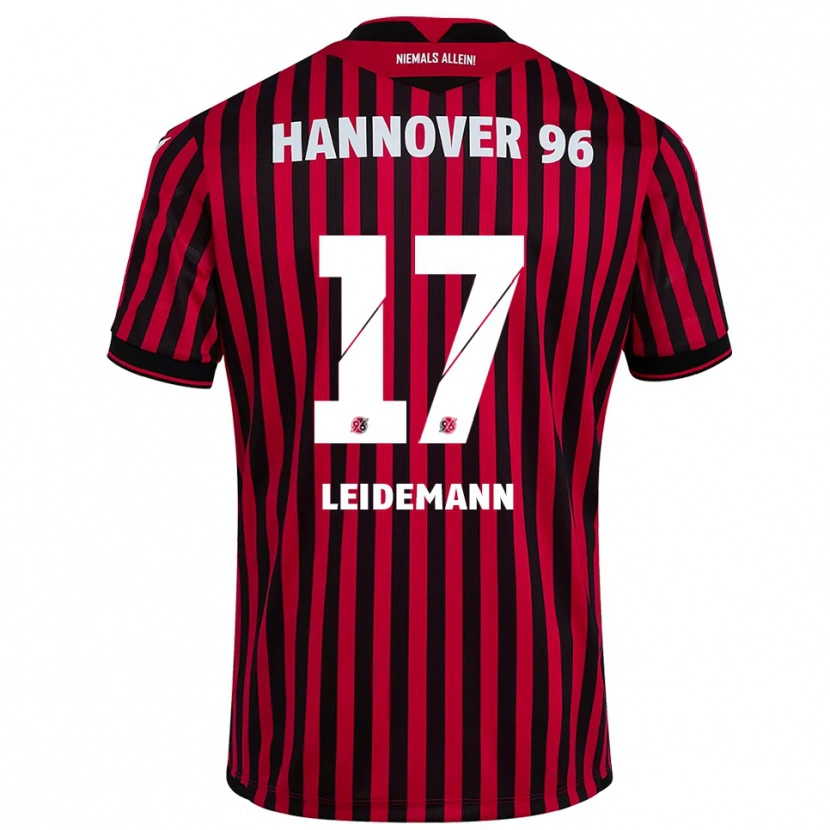 Danxen Mulher Camisola Lukas Leidemann #17 Vermelho Preto Principal 2025/26 Camisa Brasil