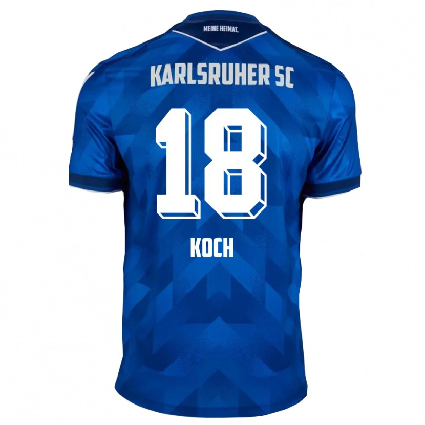 Danxen Mulher Camisola Aki Koch #18 Azul Branco Principal 2025/26 Camisa Brasil