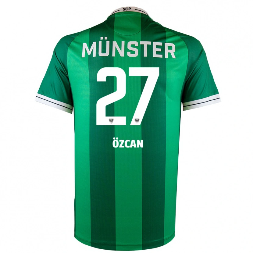 Danxen Mulher Camisola Kenan Özcan #27 Verde Branco Principal 2025/26 Camisa Brasil