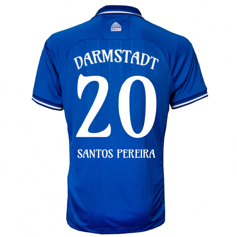 Danxen Mulher Camisola Diogo Dos Santos Pereira #20 Azul Branco Principal 2025/26 Camisa Brasil