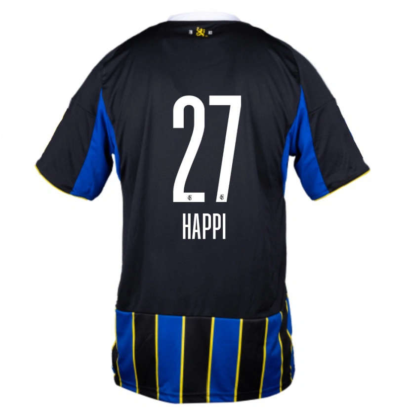Danxen Mulher Camisola Joel Happi #27 Azul Preto Amarelo Principal 2025/26 Camisa Brasil