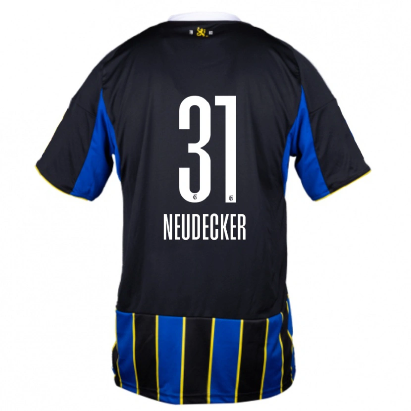 Danxen Mulher Camisola Richard Neudecker #31 Azul Preto Amarelo Principal 2025/26 Camisa Brasil