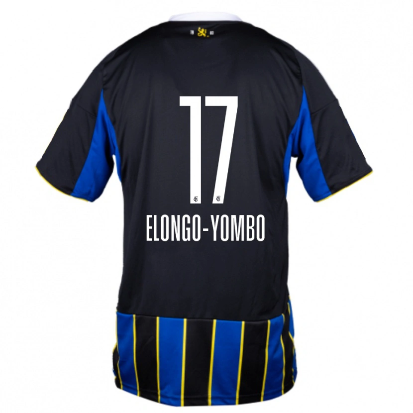 Danxen Mulher Camisola Rodney Elongo-Yombo #17 Azul Preto Amarelo Principal 2025/26 Camisa Brasil