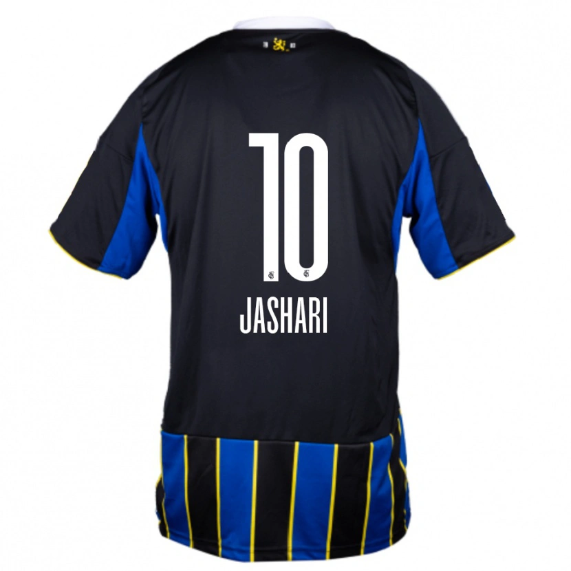 Danxen Mulher Camisola Ram Jashari #10 Azul Preto Amarelo Principal 2025/26 Camisa Brasil