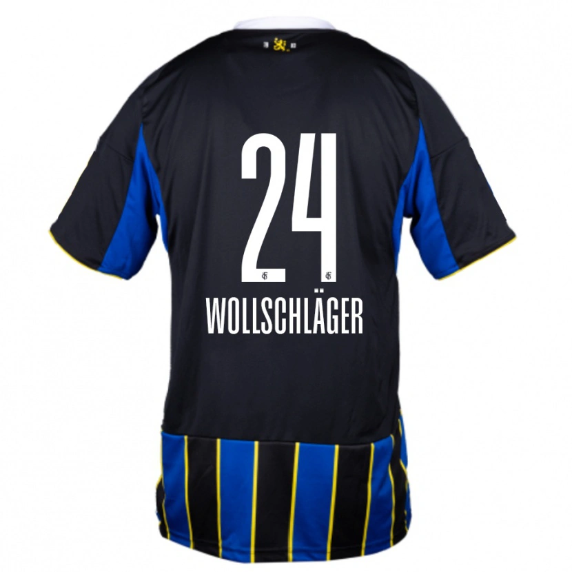 Danxen Mulher Camisola Luca Wollschläger #24 Azul Preto Amarelo Principal 2025/26 Camisa Brasil