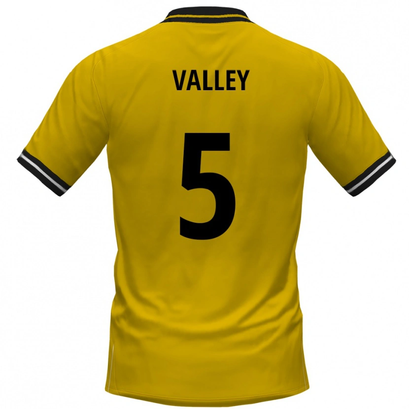 Danxen Mulher Camisola Noah Valley #5 Amarelo Preto Principal 2025/26 Camisa Brasil