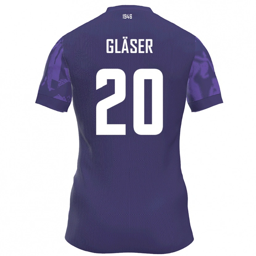 Danxen Mulher Camisola Philipp Gläser #20 Roxo Branco Principal 2025/26 Camisa Brasil