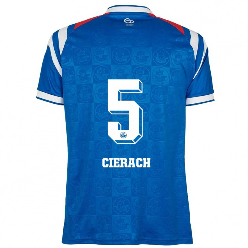 Danxen Mulher Camisola Jakub Cierach #5 Azul Branco Vermelho Principal 2025/26 Camisa Brasil