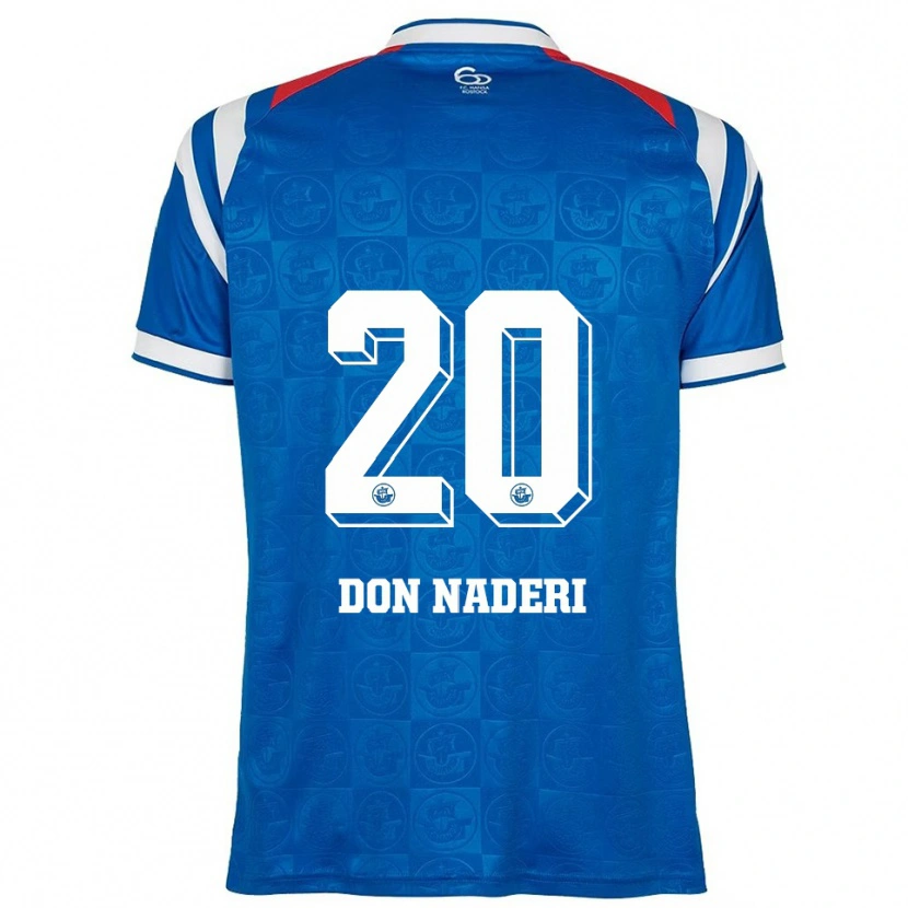 Danxen Mulher Camisola Ryan Naderi #20 Azul Branco Vermelho Principal 2025/26 Camisa Brasil