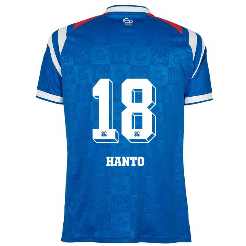 Danxen Mulher Camisola Celine Hanto #18 Azul Branco Vermelho Principal 2025/26 Camisa Brasil