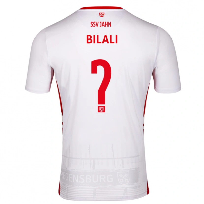 Danxen Mulher Camisola Besmir Bilali #0 Branco Vermelho Principal 2025/26 Camisa Brasil