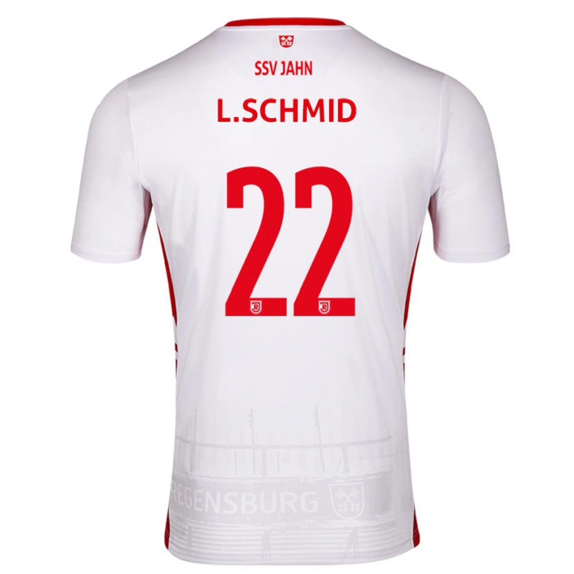 Danxen Mulher Camisola Lenny Schmid #22 Branco Vermelho Principal 2025/26 Camisa Brasil
