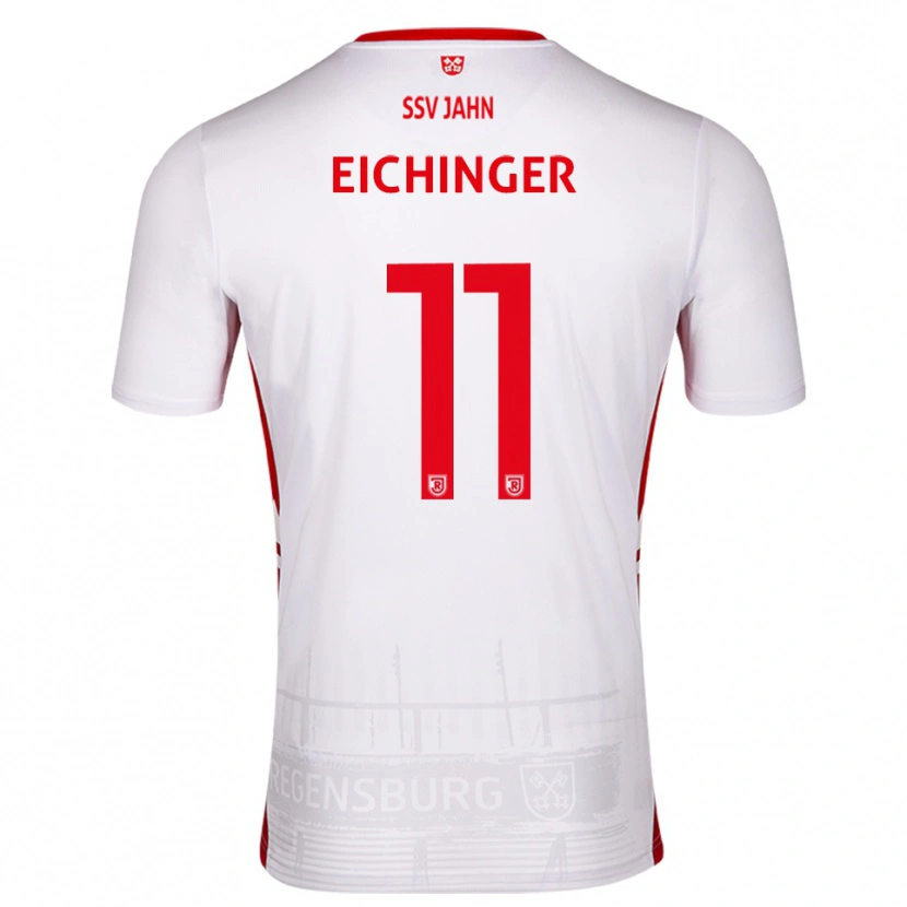Danxen Mulher Camisola Noel Eichinger #11 Branco Vermelho Principal 2025/26 Camisa Brasil