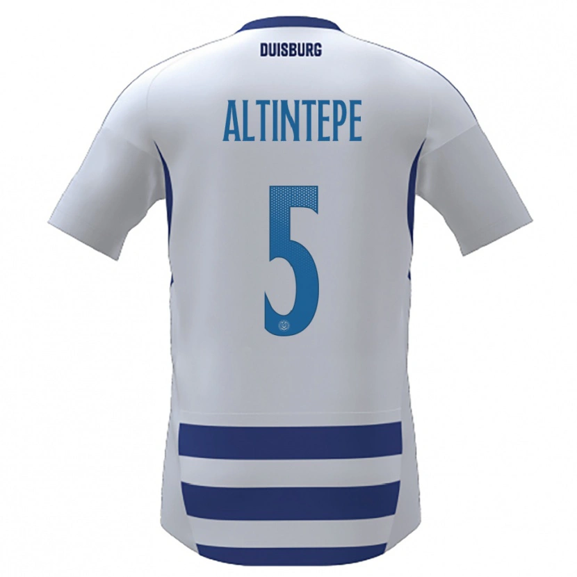 Danxen Mulher Camisola Sükeyne Altintepe #5 Branco Azul Principal 2025/26 Camisa Brasil