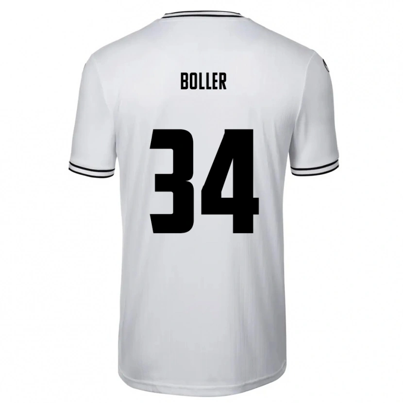 Danxen Mulher Camisola Jan Boller #34 Branco Preto Principal 2025/26 Camisa Brasil