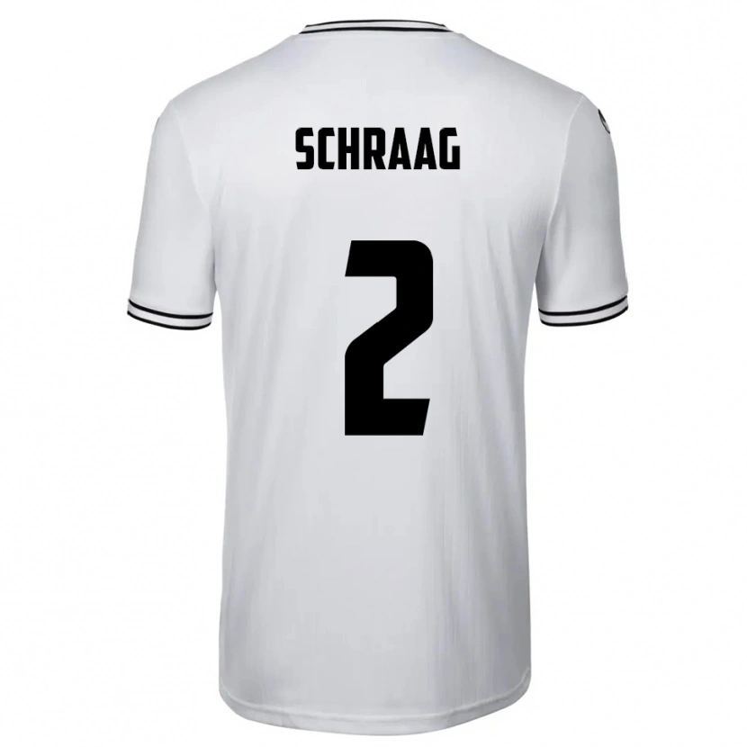 Danxen Mulher Camisola Felix Schraag #2 Branco Preto Principal 2025/26 Camisa Brasil
