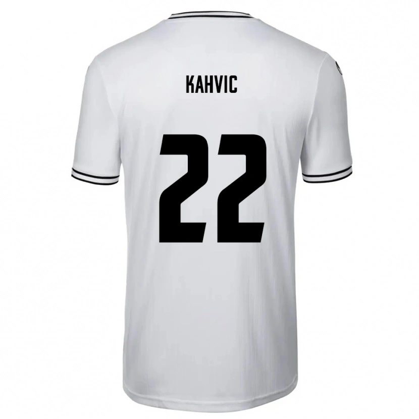 Danxen Mulher Camisola Aleksandar Kahvic #22 Branco Preto Principal 2025/26 Camisa Brasil