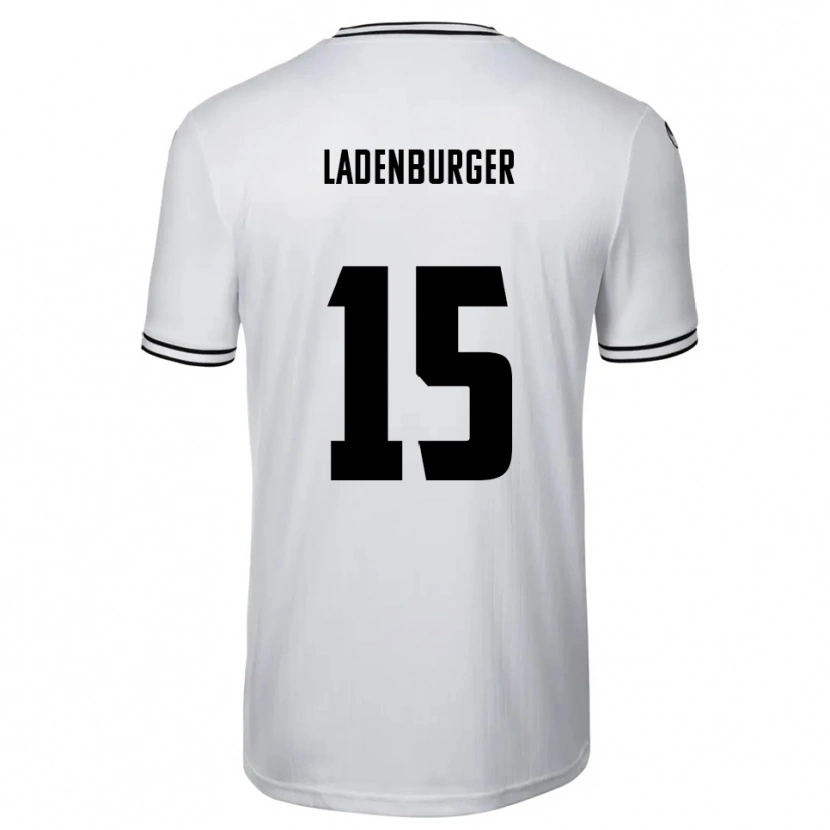 Danxen Mulher Camisola Linus Ladenburger #15 Branco Preto Principal 2025/26 Camisa Brasil
