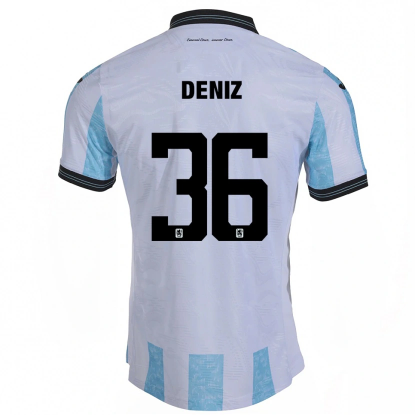 Danxen Mulher Camisola Tunay Deniz #36 Branco Azul Celeste Principal 2025/26 Camisa Brasil