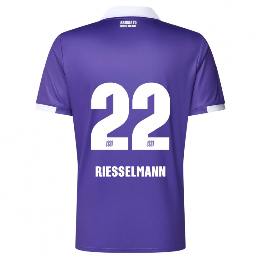 Danxen Mulher Camisola Bernd Riesselmann #22 Roxo Branco Principal 2025/26 Camisa Brasil