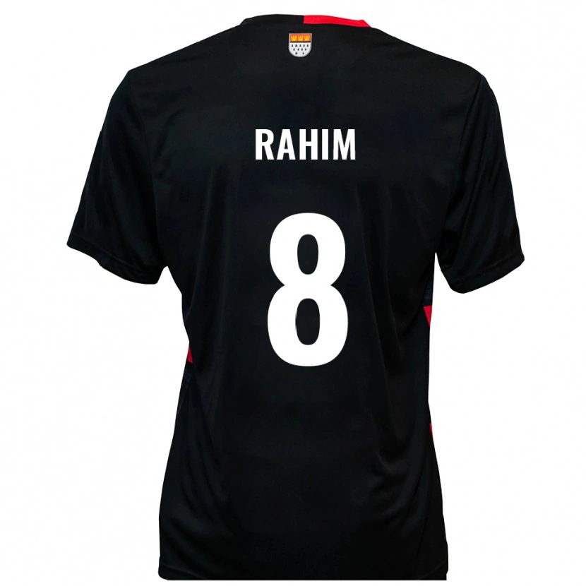Danxen Mulher Camisola Pawel Rahim #8 Preto Vermelho Principal 2025/26 Camisa Brasil