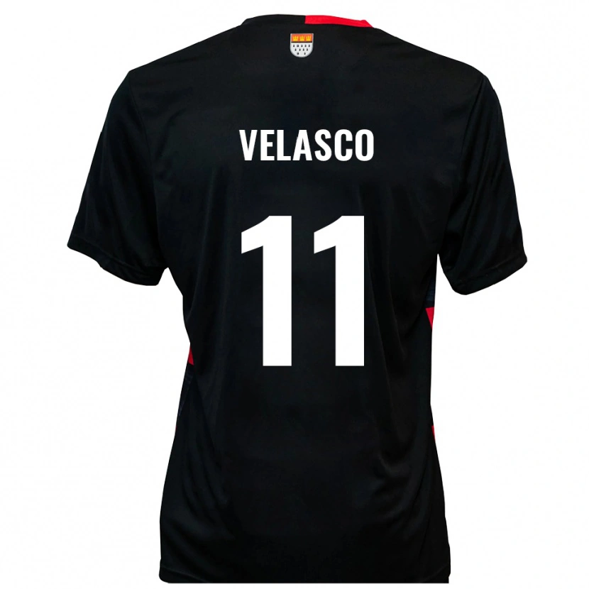 Danxen Mulher Camisola Robin Velasco #11 Preto Vermelho Principal 2025/26 Camisa Brasil