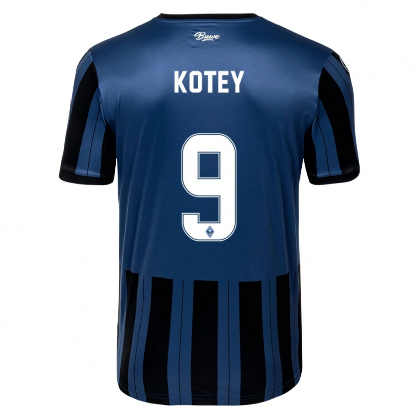 Danxen Mulher Camisola Britmon Kotey #9 Azul Cinzento Preto Principal 2025/26 Camisa Brasil