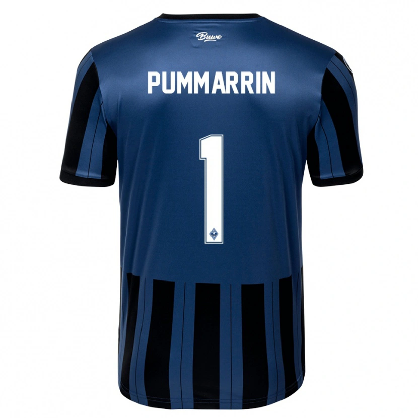 Danxen Mulher Camisola Kritsana Pummarrin #1 Azul Cinzento Preto Principal 2025/26 Camisa Brasil