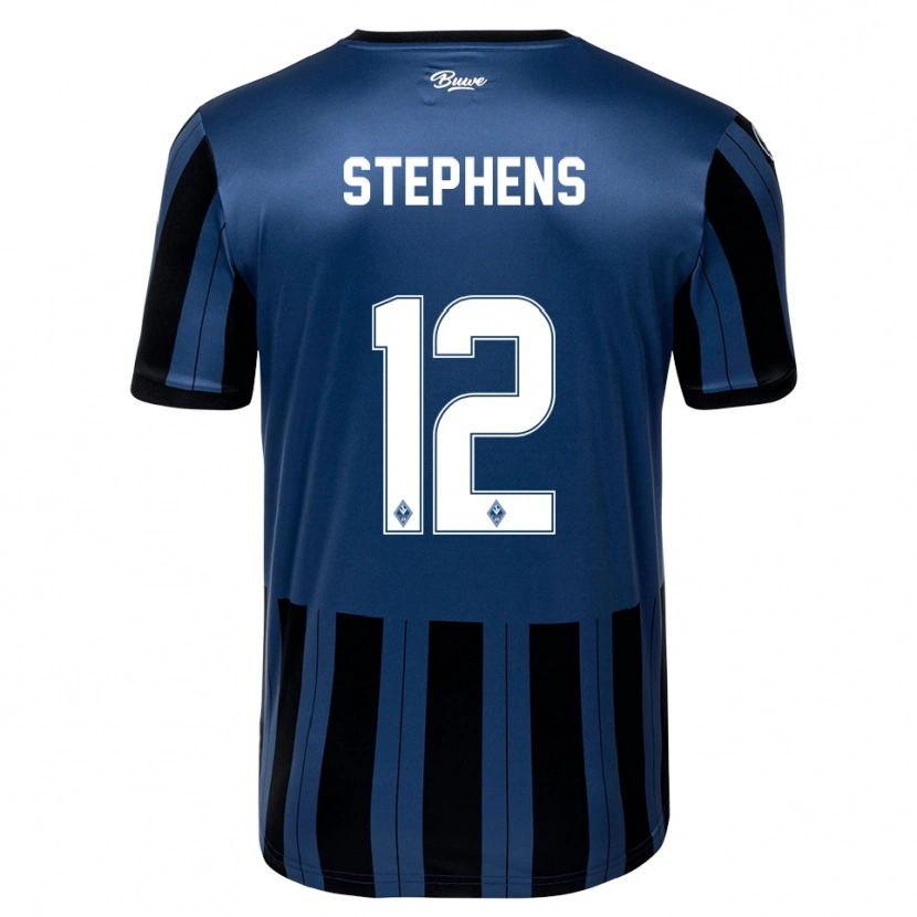 Danxen Mulher Camisola Kaden Stephens #12 Azul Cinzento Preto Principal 2025/26 Camisa Brasil