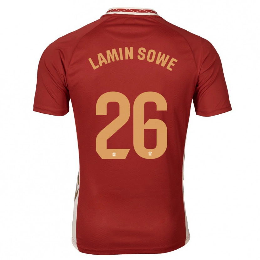 Danxen Mulher Camisola Ba Lamin Sowe #26 Borgonha Dourado Alternativa 2025/26 Camisa Brasil