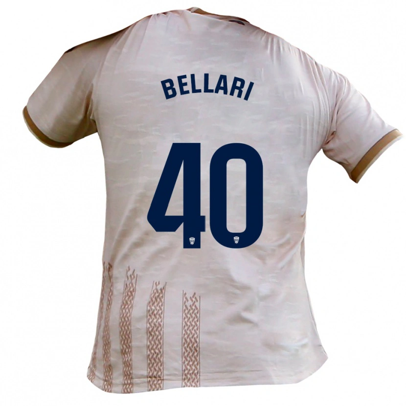 Danxen Mulher Camisola Hamza Bellari #40 Branco Sujo Castanho Alternativa 2025/26 Camisa Brasil