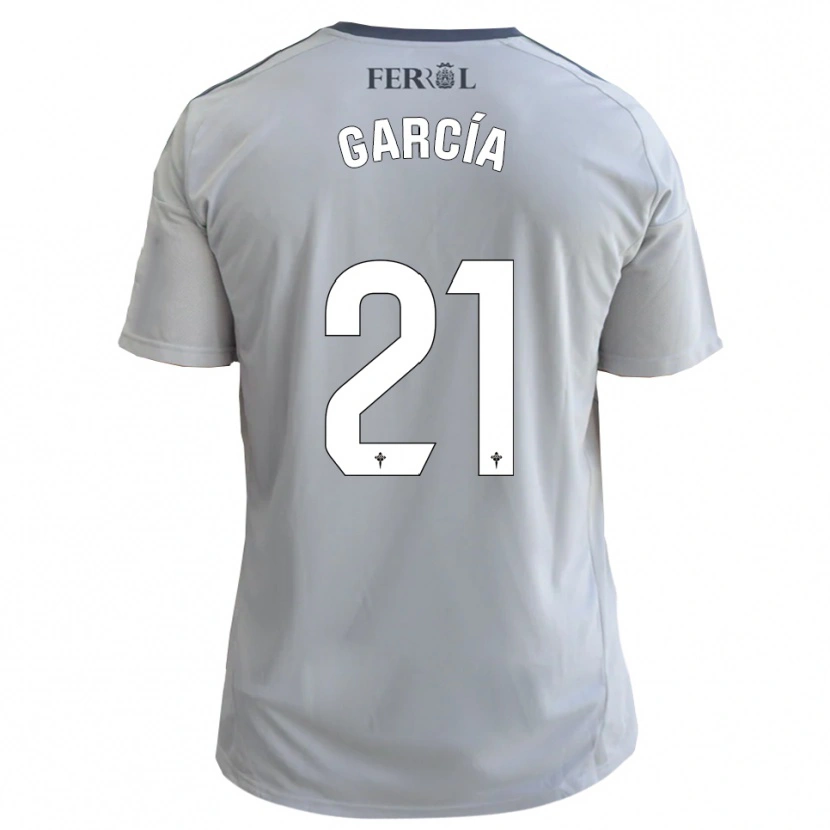 Danxen Mulher Camisola Azael García #21 Cinzento Prateado Alternativa 2025/26 Camisa Brasil