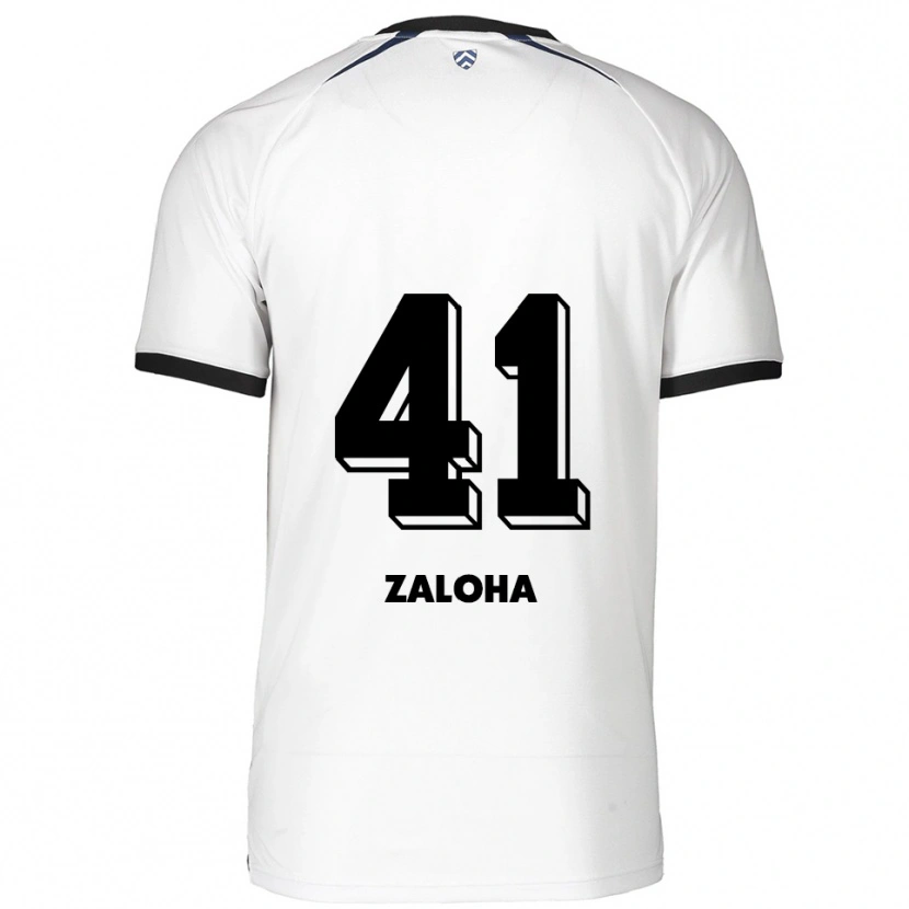 Danxen Mulher Camisola Artem Zaloha #41 Branco Preto Alternativa 2025/26 Camisa Brasil
