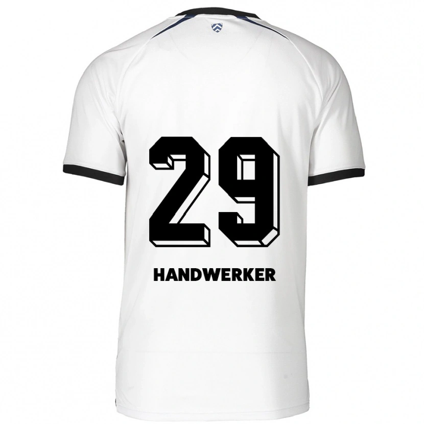 Danxen Mulher Camisola Tim Handwerker #29 Branco Preto Alternativa 2025/26 Camisa Brasil