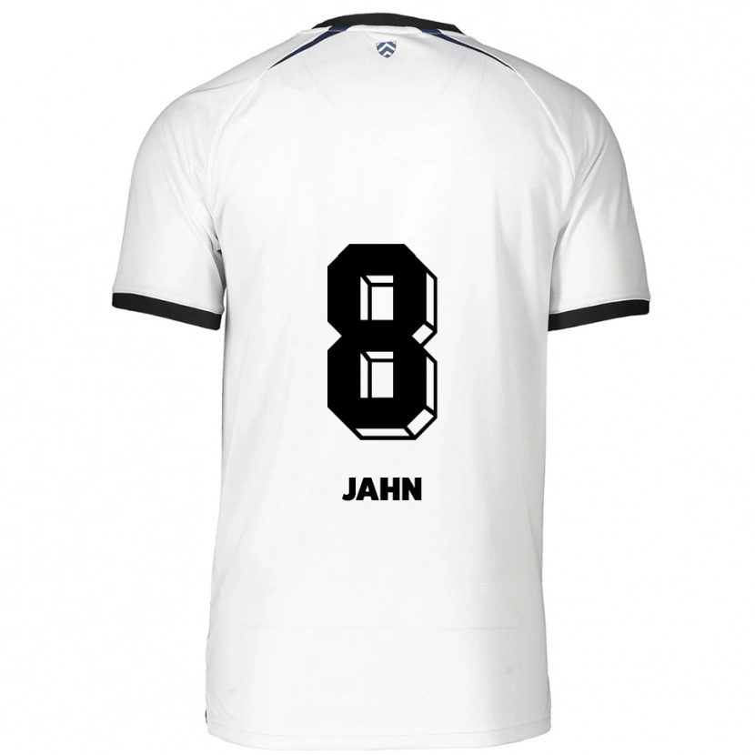Danxen Mulher Camisola Pamela Jahn #8 Branco Preto Alternativa 2025/26 Camisa Brasil