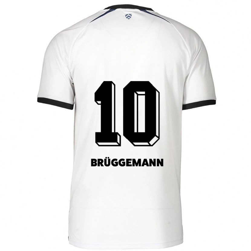 Danxen Mulher Camisola Kim Brüggemann #10 Branco Preto Alternativa 2025/26 Camisa Brasil