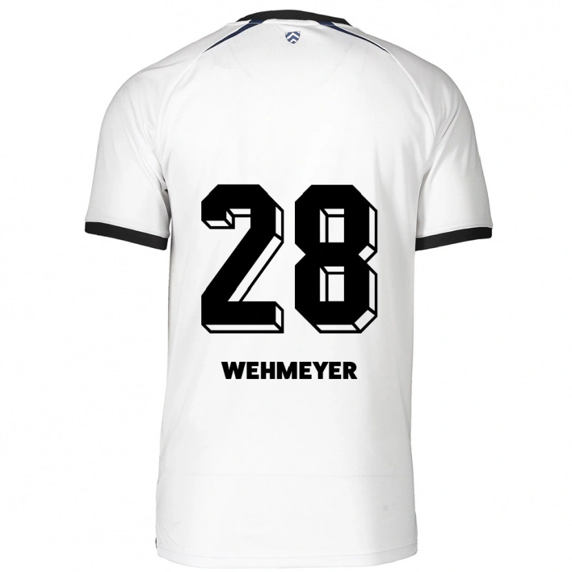 Danxen Mulher Camisola Hannah Wehmeyer #28 Branco Preto Alternativa 2025/26 Camisa Brasil