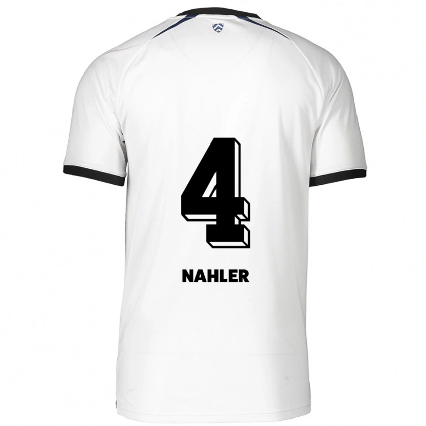 Danxen Mulher Camisola Mika Nahler #4 Branco Preto Alternativa 2025/26 Camisa Brasil