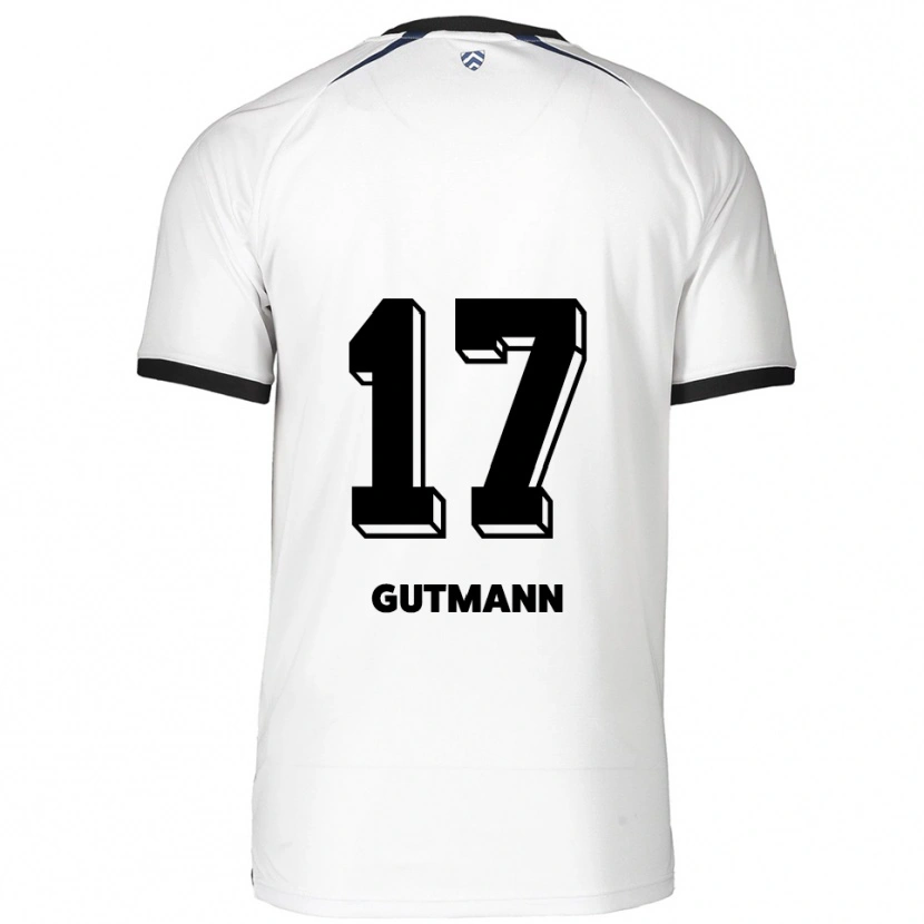Danxen Mulher Camisola Glenn Gutmann #17 Branco Preto Alternativa 2025/26 Camisa Brasil