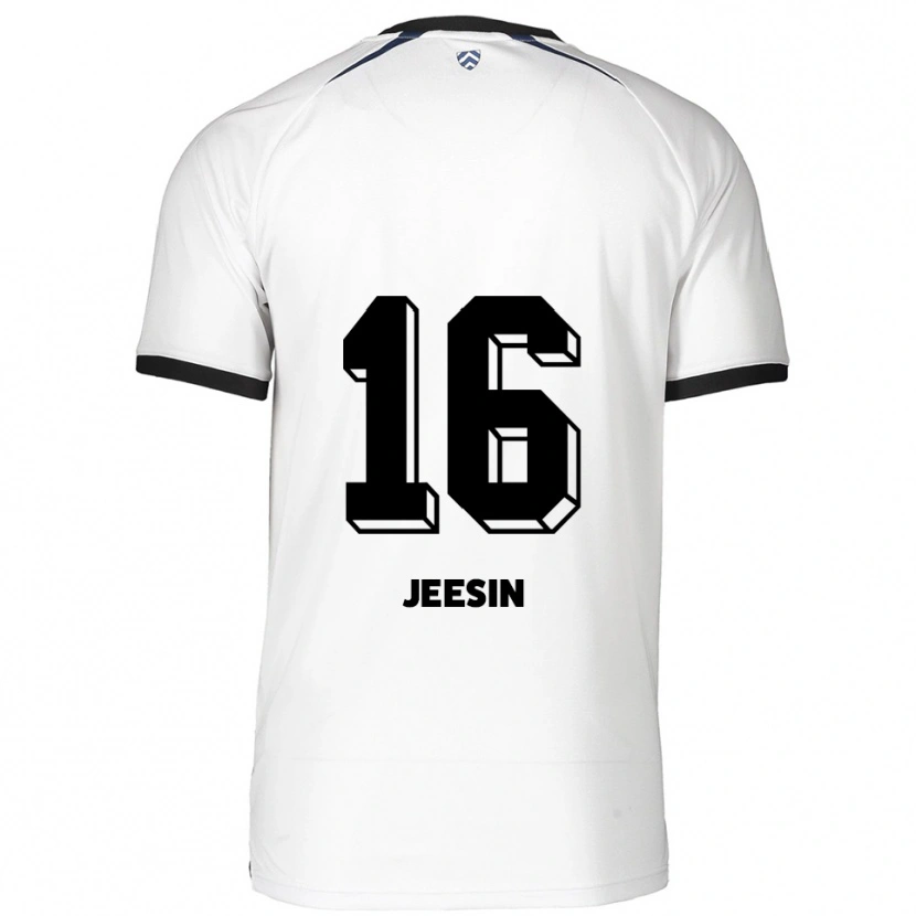 Danxen Mulher Camisola Jenath Jeesin #16 Branco Preto Alternativa 2025/26 Camisa Brasil