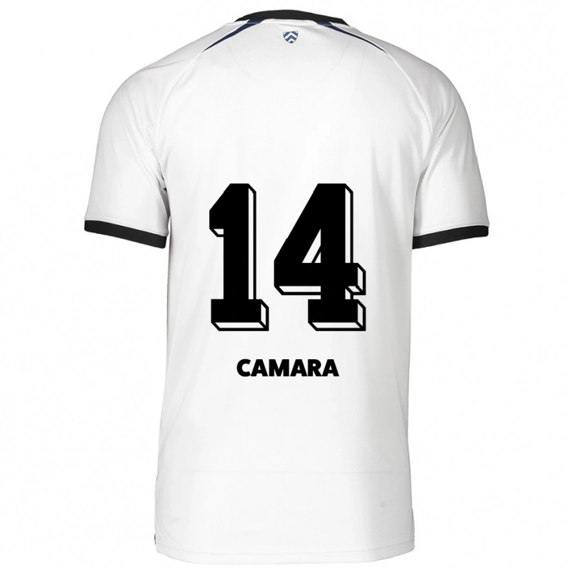 Danxen Mulher Camisola Fode Camara #14 Branco Preto Alternativa 2025/26 Camisa Brasil