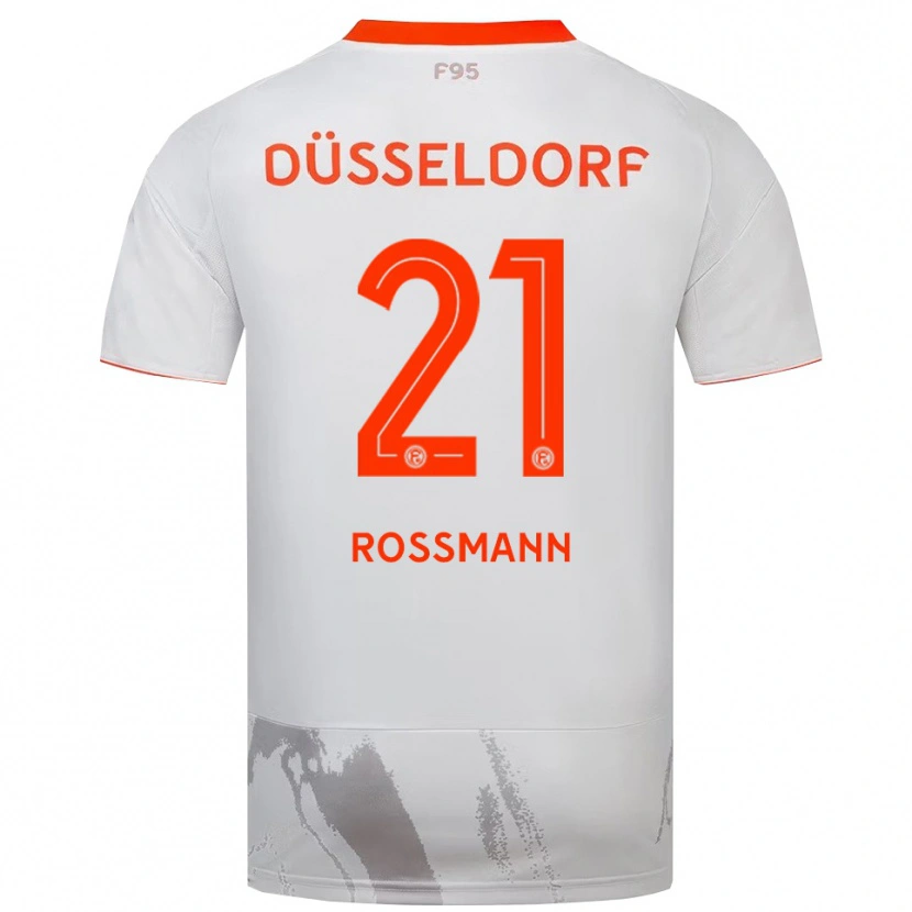 Danxen Mulher Camisola Tim Rossmann #21 Branco Laranja Alternativa 2025/26 Camisa Brasil