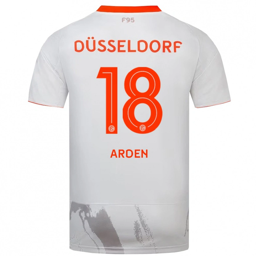 Danxen Mulher Camisola Elias Arden #18 Branco Laranja Alternativa 2025/26 Camisa Brasil