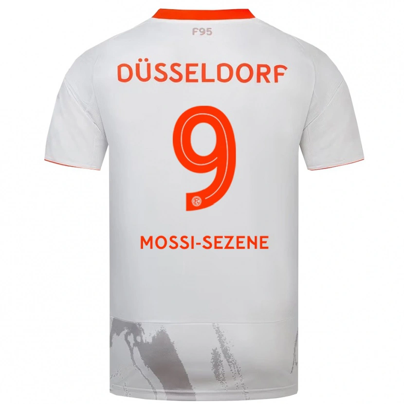 Danxen Mulher Camisola Dadou Mossi-Sezene #9 Branco Laranja Alternativa 2025/26 Camisa Brasil