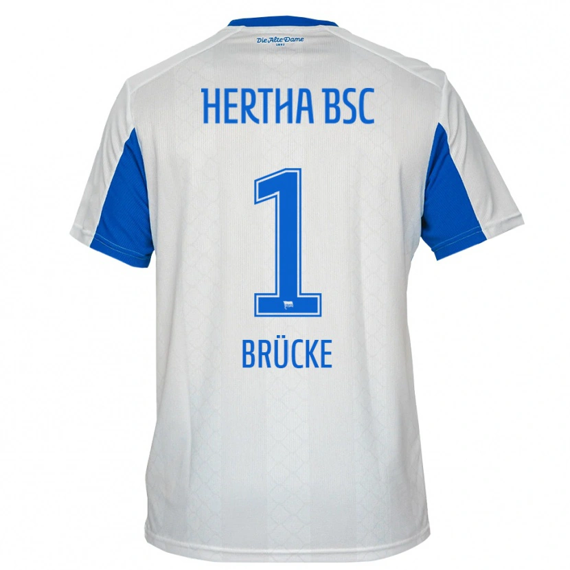 Danxen Mulher Camisola Mathilda Brücke #1 Branco Azul Alternativa 2025/26 Camisa Brasil