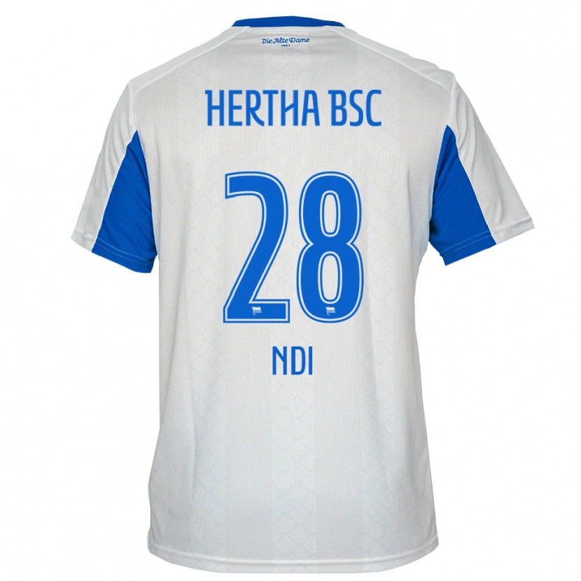 Danxen Mulher Camisola Jelani Ndi #28 Branco Azul Alternativa 2025/26 Camisa Brasil